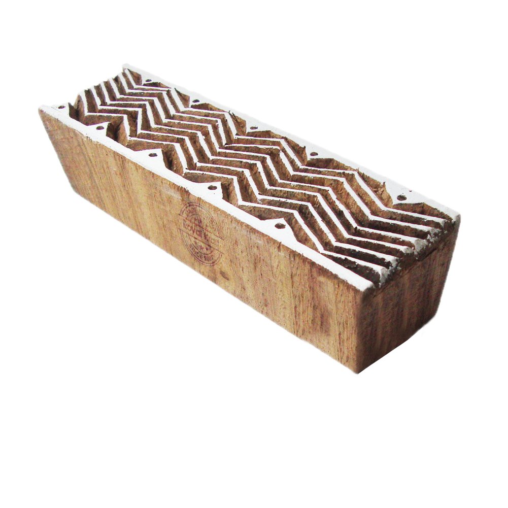 Royal Kraft Wooden Stamps DIY Fabric, Textile, Clay, Pottery, Paper, Henna Printing Blocks THHtag016 โ image 1
