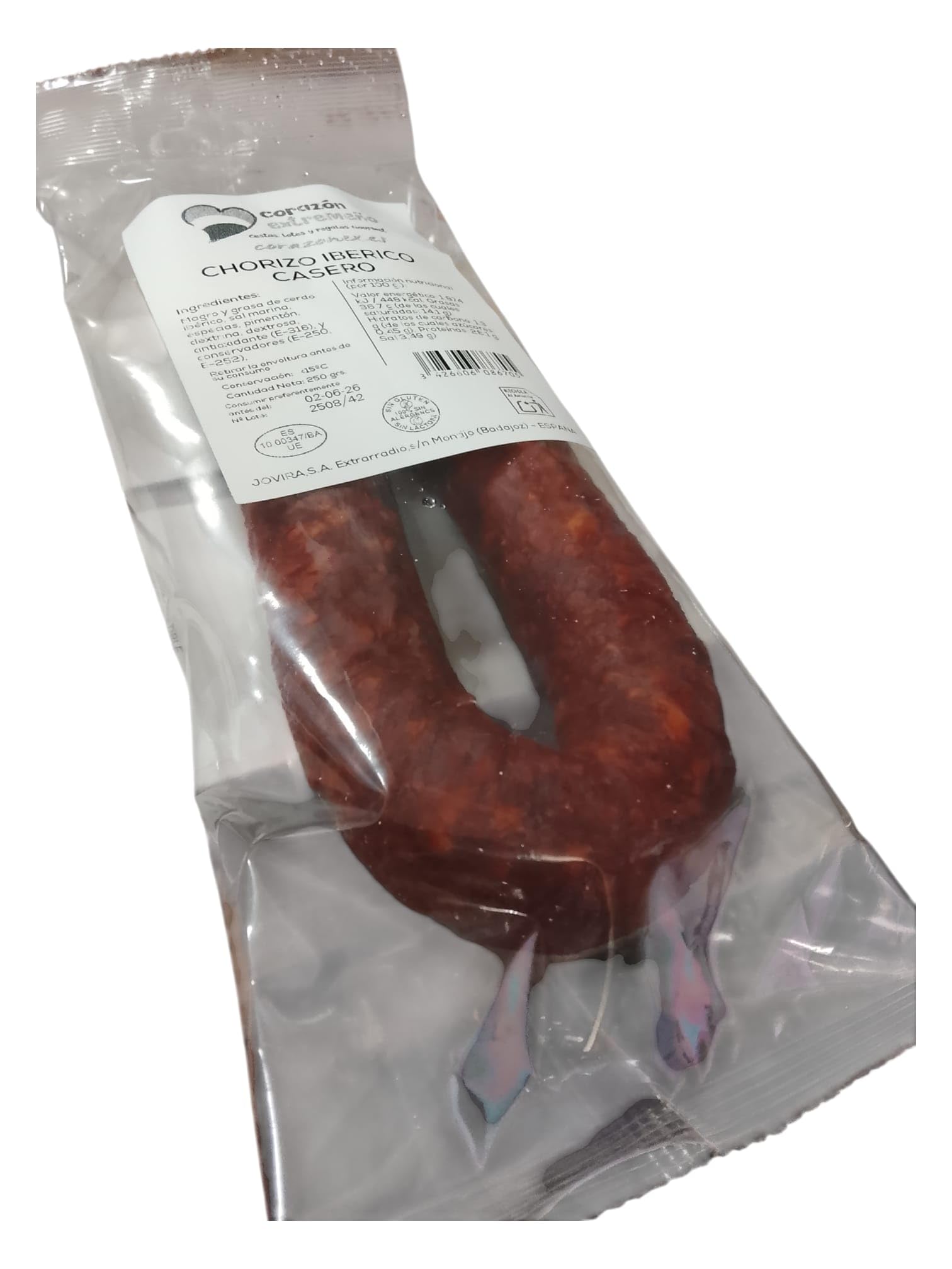 Cesta de Regalo para Empresas con Jamón Ibérico de Cebo, Panceta Ibérica Salada, Queso de Oveja Artesano, Chorizo Ibérico – Corazón Extremeño
