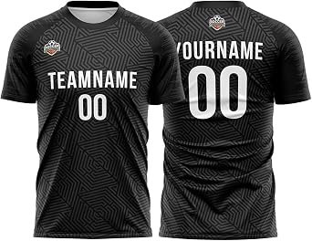 Custom Adults Kids Soccer Jersey Shirt and Shorts with Any Number Name and Logo