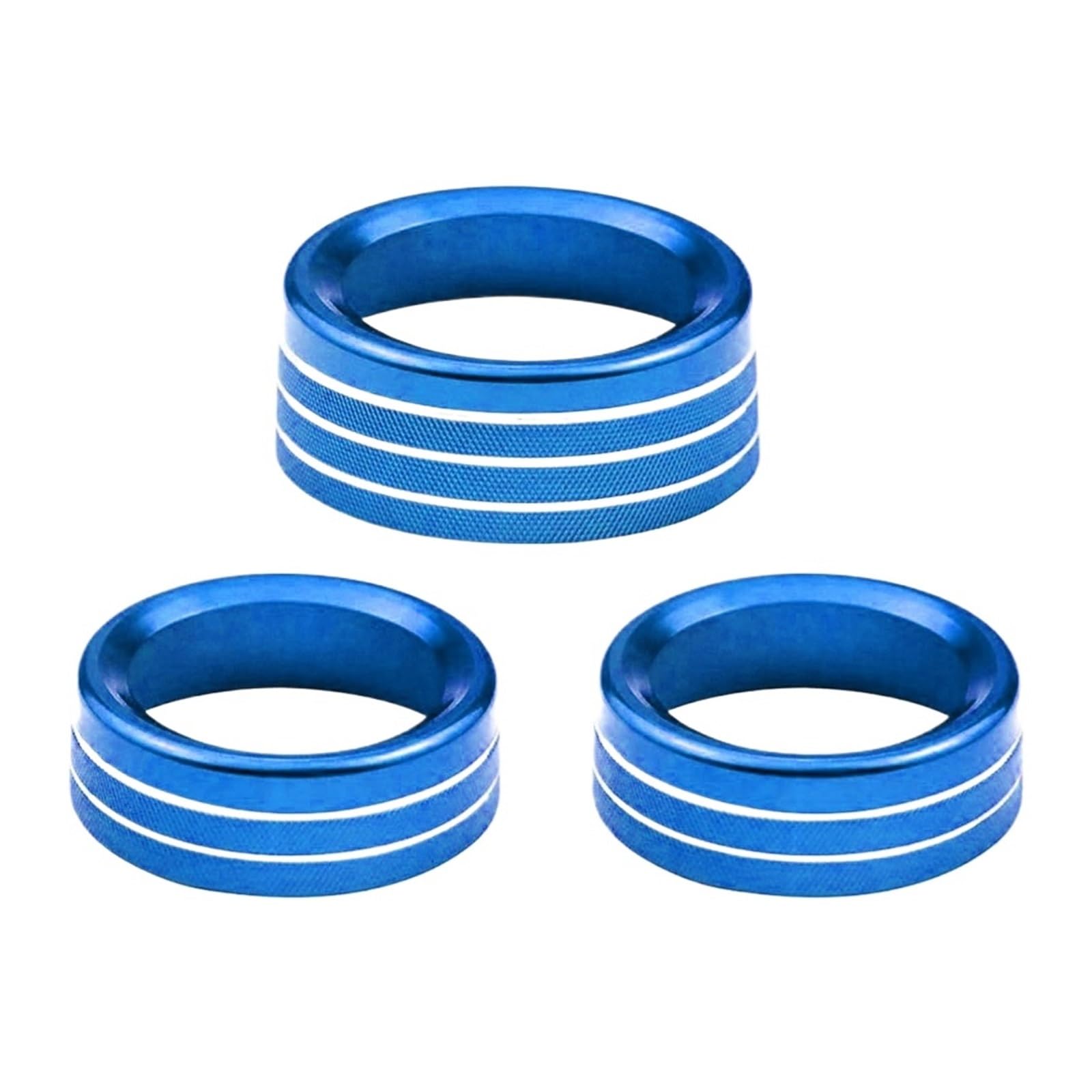 Knob Ring Cover,Fit For Dodge, Challenger 2015-2020 Accessories Charger Decorative ramka przycisku klimatyzacji(Blue)