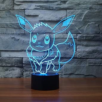 Amazon ポケモン Go Eevee 3d ナイトライト 7色変化 Led デスクランプ タッチボタン ルームデコレーション 3d Light ベッドサイドランプ 通販 Amazon ポケモン Go Eevee 3d ナイトライト 7色変化 Led デスクランプ タッチボタン ルームデコレーション 3d Light ベッドサイドランプ 通販