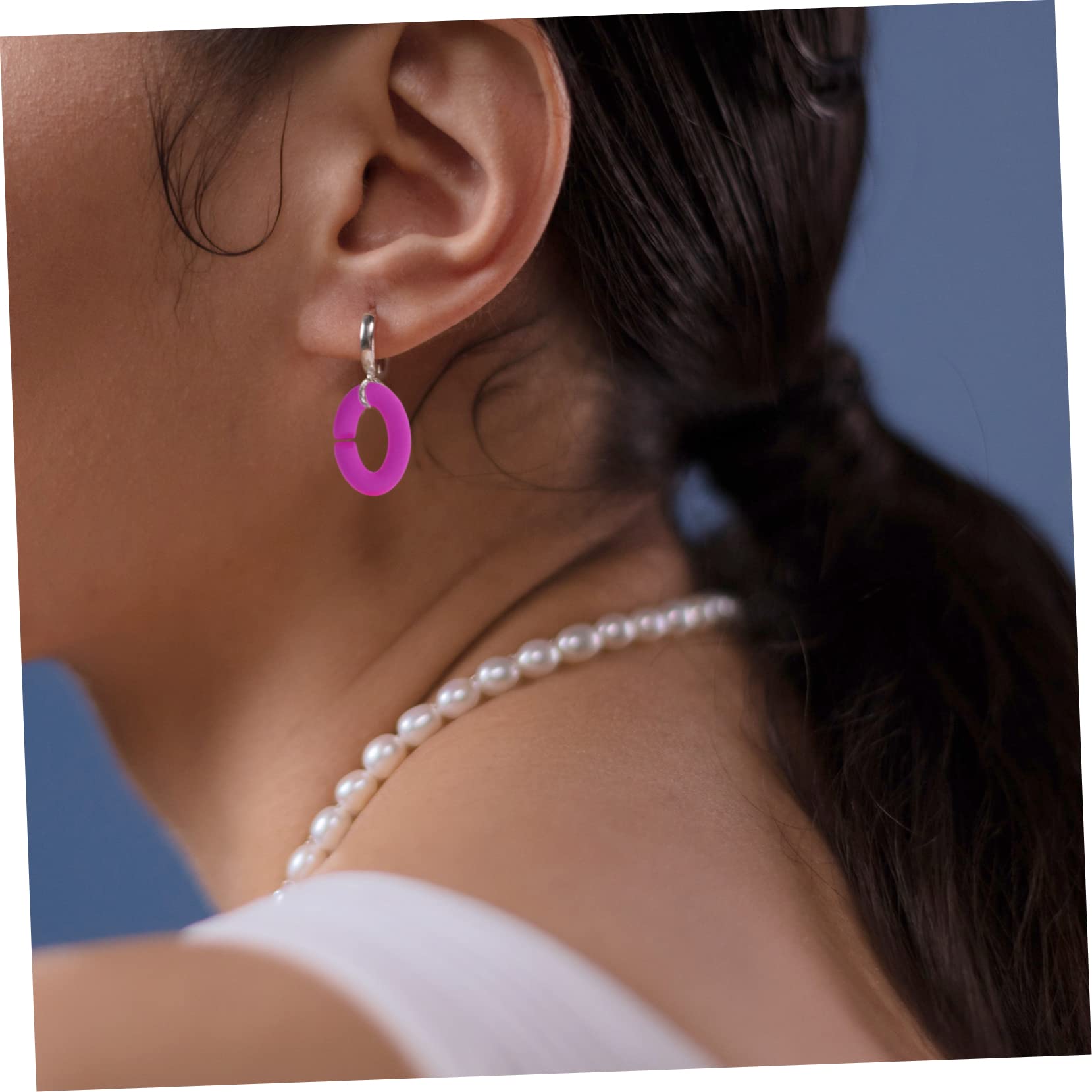COHEALI 250pezzi Anelli Di Collegamento Acrilico Colorati Per Braccialetti e Accessori Fai Te Anelli Portachiavi e Catene Per Borse Materiale Sicuro e Amichevole Design Semplice e