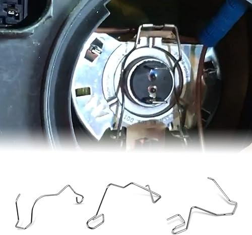Miniatura 6 de 12 clips de resorte de retención de bombilla, abrazadera universal para faros delanteros de automóvil, haz sumergido de inmersión para H1 H3 H4 H7