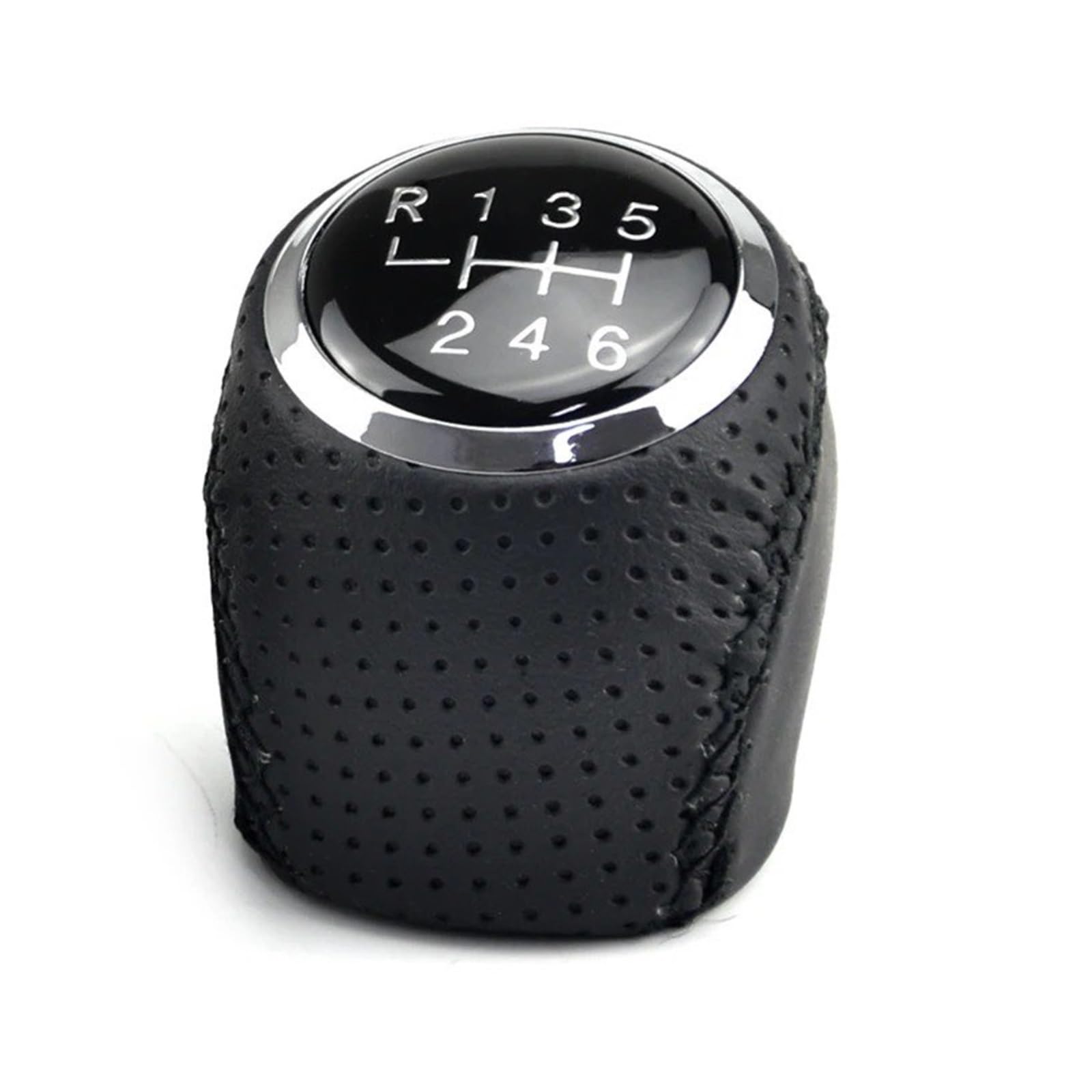 Xexjhqq 6 Speed Gear Stick Knob For Peugeot For Boxer 2002-2014 5 Manual Car Shifter Boot Gear Shift Knob Head Lever(6 Speed)