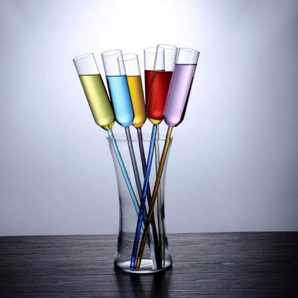 Decanter Bicchieri Whisky Calice Colorato Calice da Spiaggia Bicchiere da Champagne Flauti da Cocktail Bicchiere da Vino con Base Home Bar Party