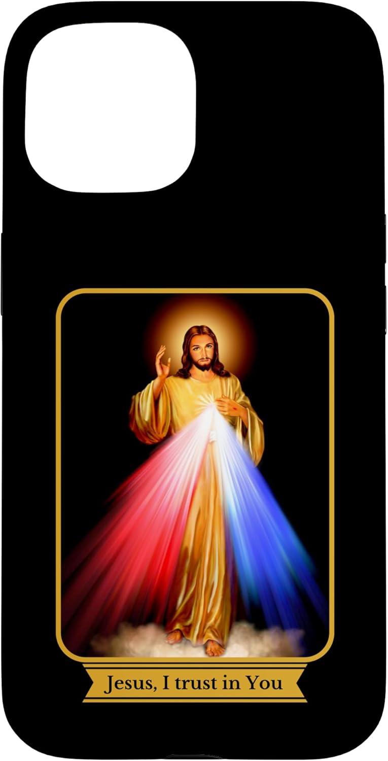 Divine Mercy Jesus I Trust In You Catholic Case for iPhone 13