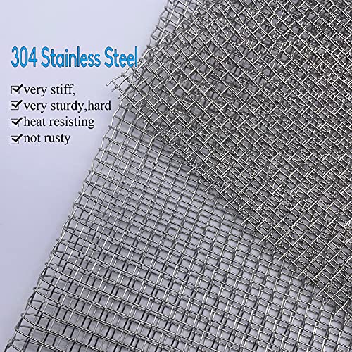 2pack 304 pretty sturdy 12 x 24310mm x 610mm 5 mesh wire mesh screen stainless screen mesh screen never rust hard and heat resisting wire mesh used for many projects by valchoose