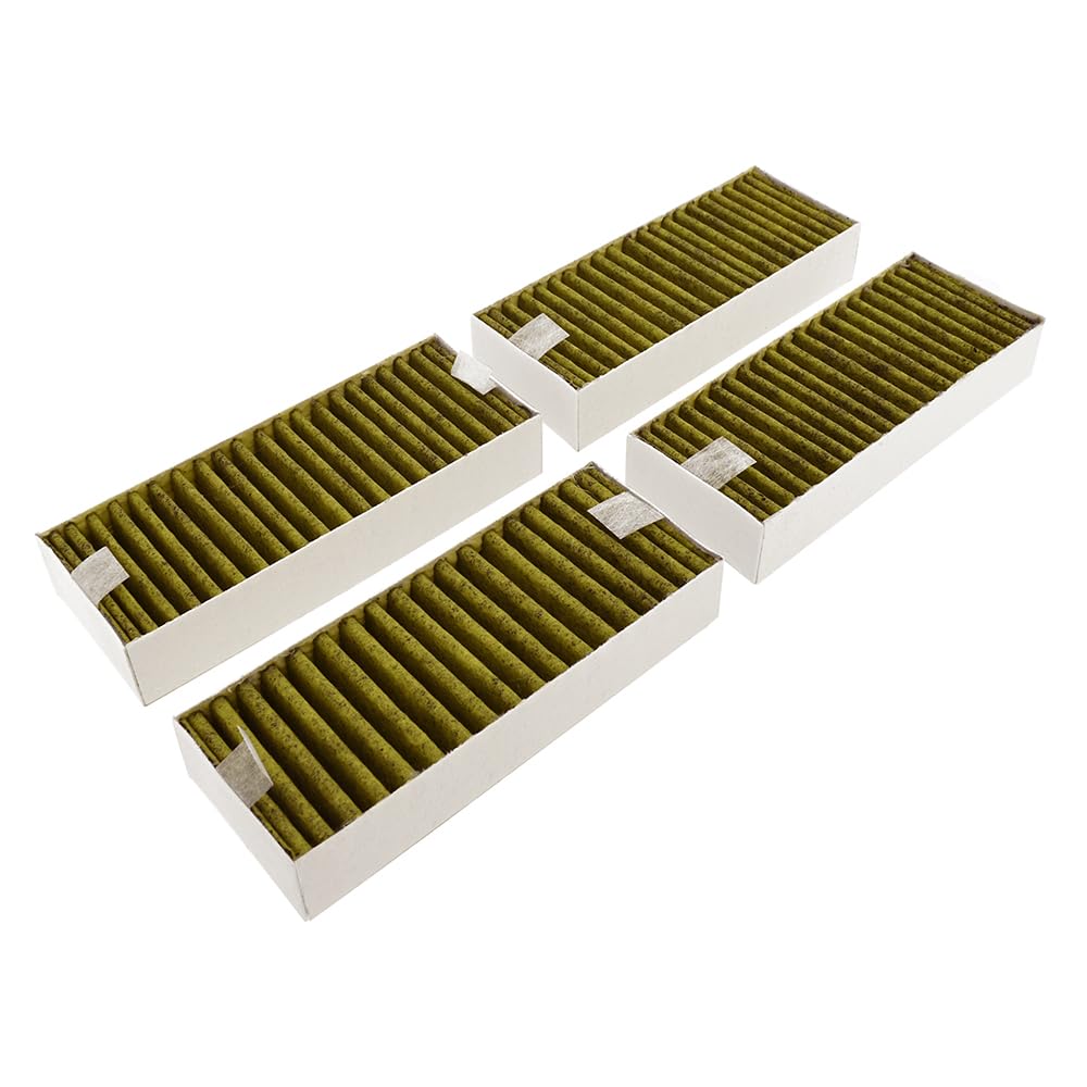 AllSpares CleanAir Plus - Filtro de carbón activo para campanas extractoras (4 unidades, para Bosch Neff Gaggenau 17007505 y Siemens HZ9VRCR1 (192 x 75 x 35 mm)