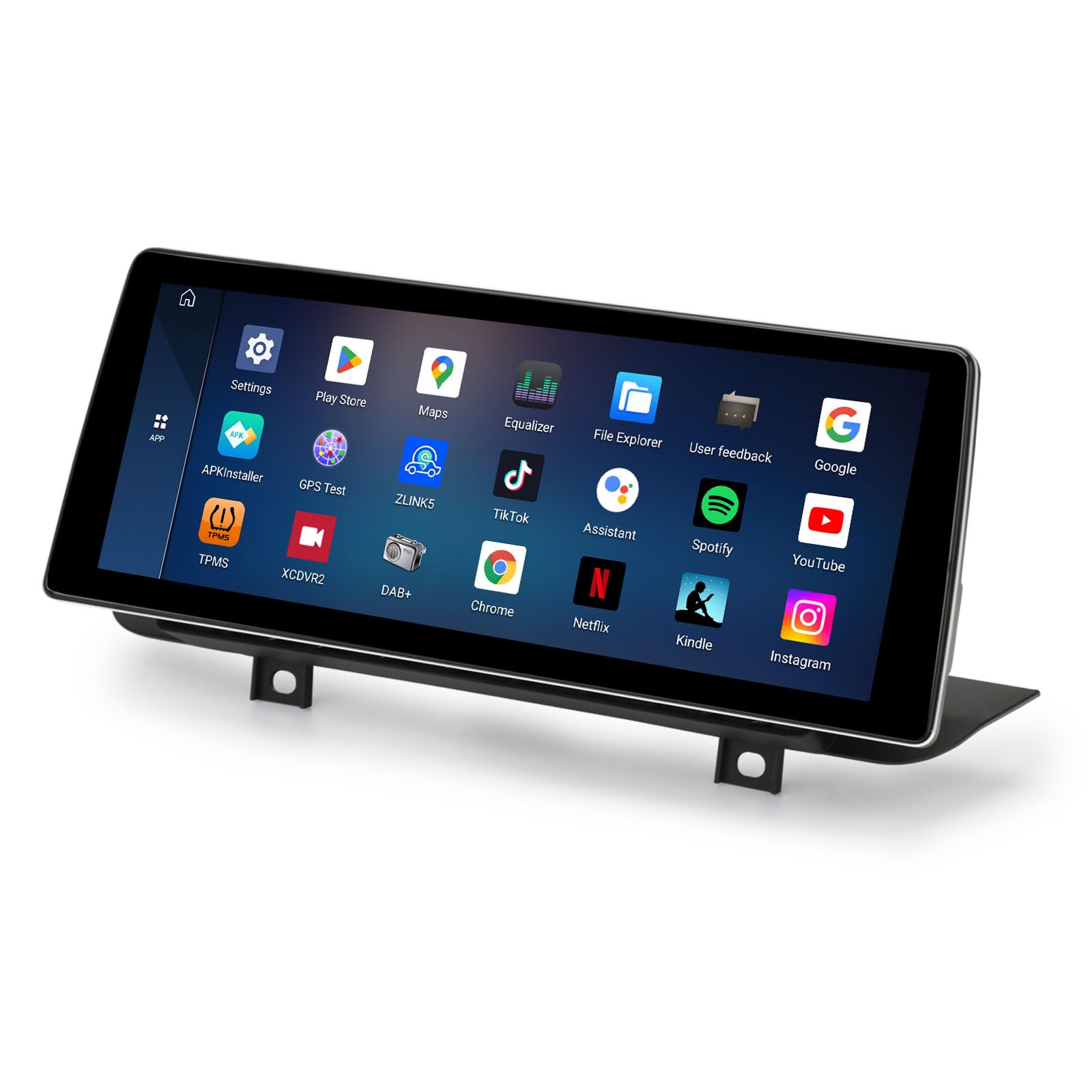 Qualcomm 8 rdzeni Android 16.0 Radio Samochodowe 4 GB+64GB Radio samochodowe Nawigacja dla BMW 2er F22 F45 F46 MPV NBT GPS Stereo Wsparcie CarPlay Android Auto 10.25" IPS Dab+ USB WiFi Bluetooth 5.1