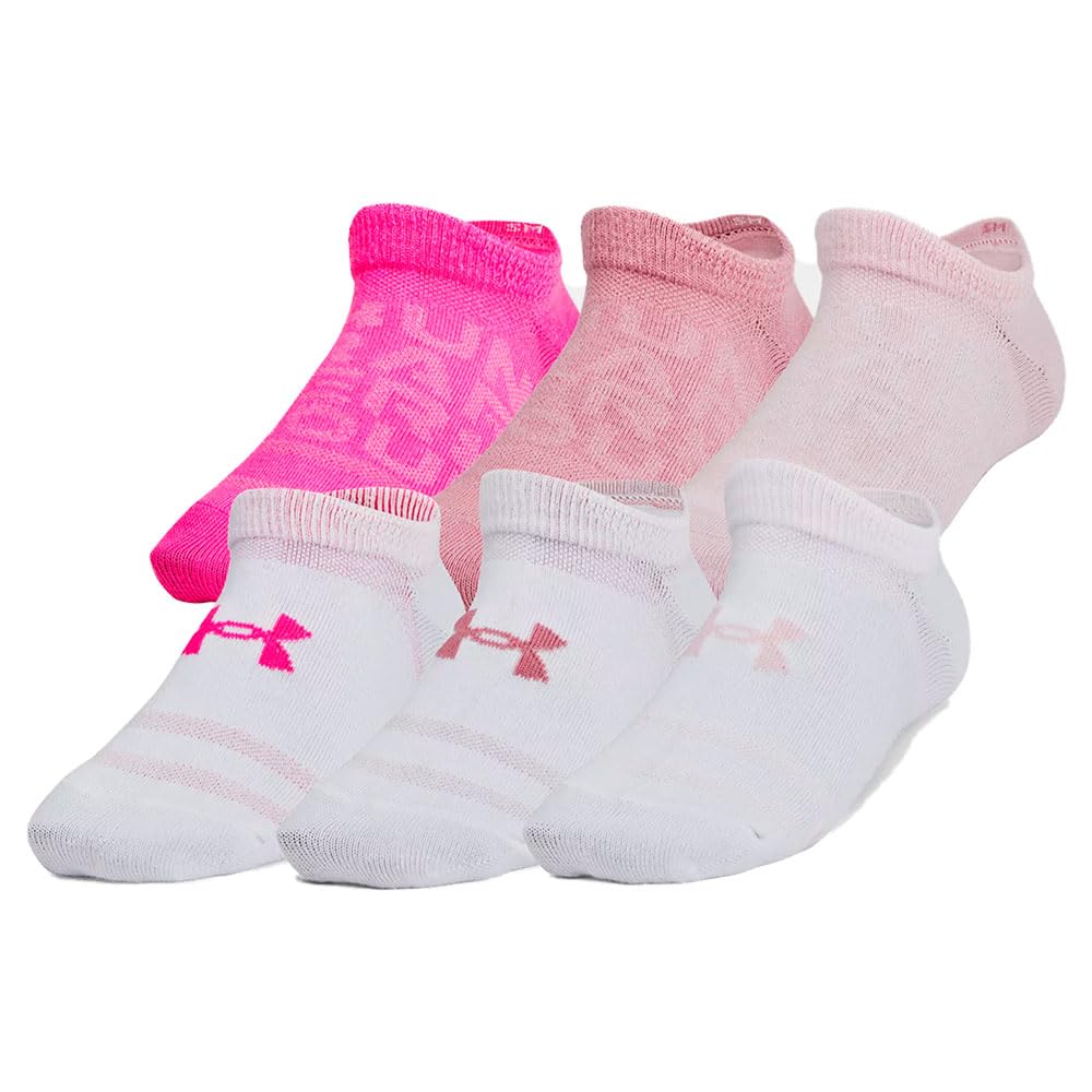 Under Armour Essential No Show Socks 6 Pairs EU 31 1/2-36 1/2