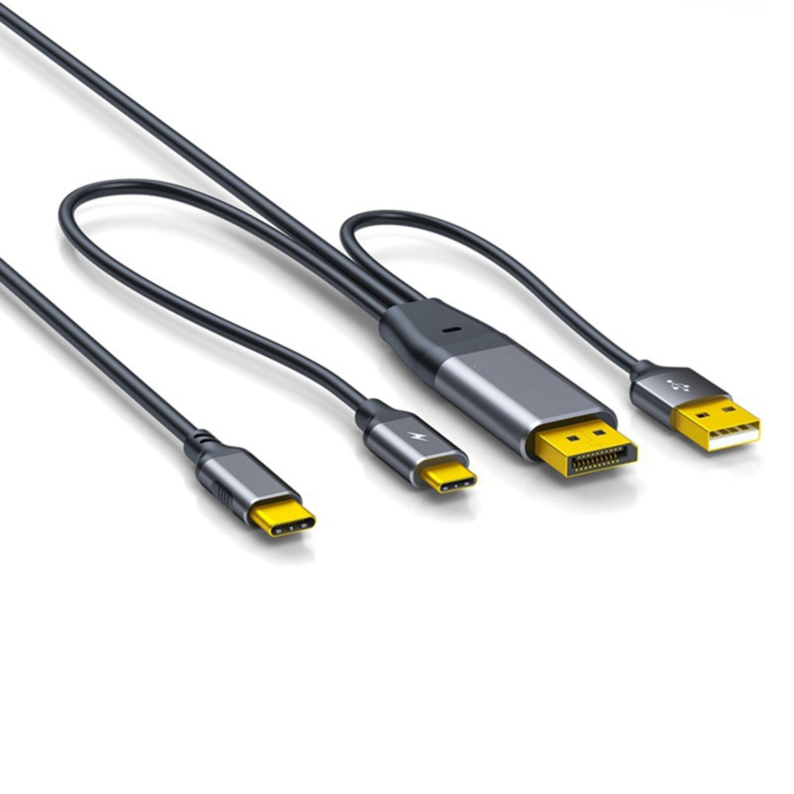 Amazon.co.jp: DP - USB C 4K@60Hz ビデオ ケーブル タッチ対応 L