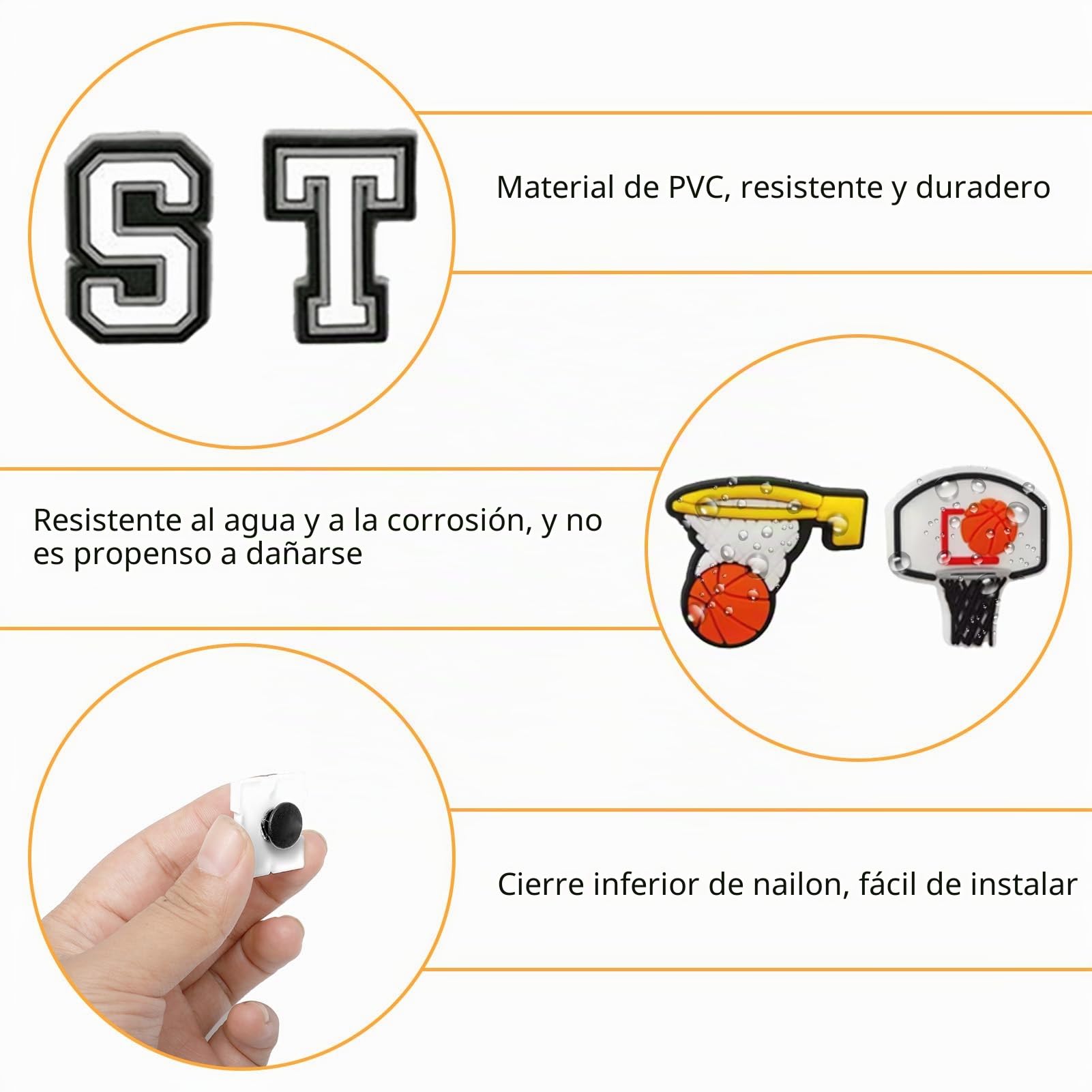 62 Piezas de Pins para Crocs, Temática Baloncesto, Jibbitz, Charms y Accesorios Crocs con Letras y Números para Decorar Zapatos, Ideal para Niños, Adolescentes y Adultos