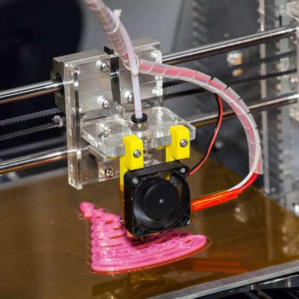 MMOBIEL Bowder wąż 3D z PTFE 1 m, seria XS 1,75 mm, filament, kompatybilny z nadajnikiem 3D V2 / Ender 3 / Ender 3 Pro/Ender 5/ CR-10/10S 20/20 Pro w zestawie 2 x armatura i nóż PC4-M10