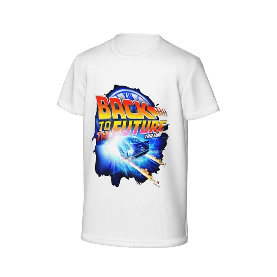 Amazon.co.jp: Tシャツ 子供用 バックトゥザフューチャー 半袖
