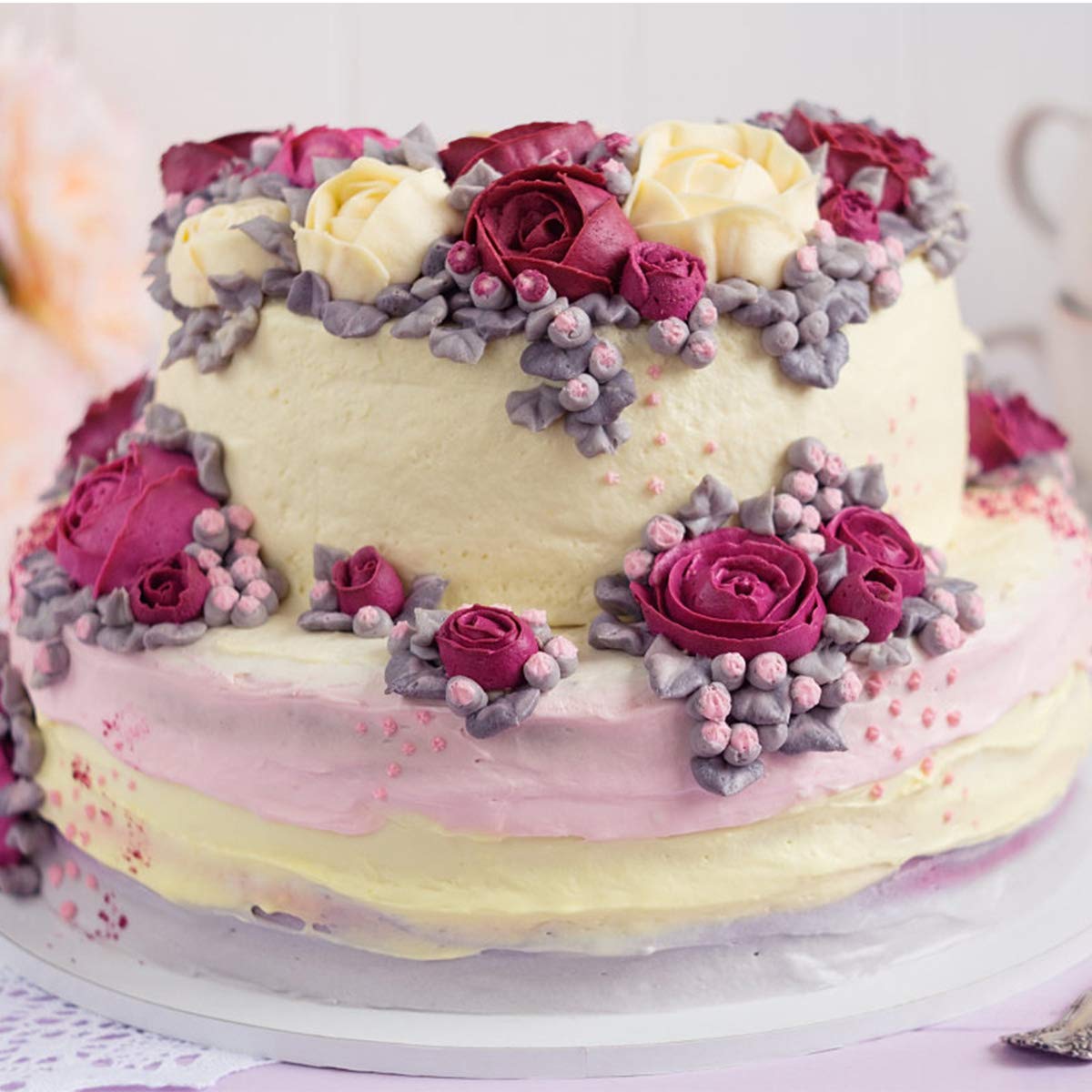 Stampi per biscotti in legno 1PC con motivi di fiori di rosa, stampi per biscotti in rilievo intagliati fai-da-te 3D per cuocere al forno, biscotti per torte fondente  15