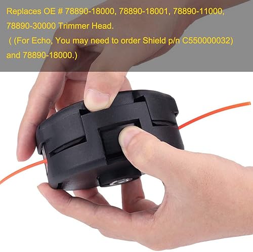 Miniatura 4 de 3 piezas 3-34 pulgadas cabeza de recortadora universal para Echo Weed Speed Feed 400 SRM140 SRM200 SRM202 SRM210 PAS210 PAS211 PAS225 Shindaiwa 22T