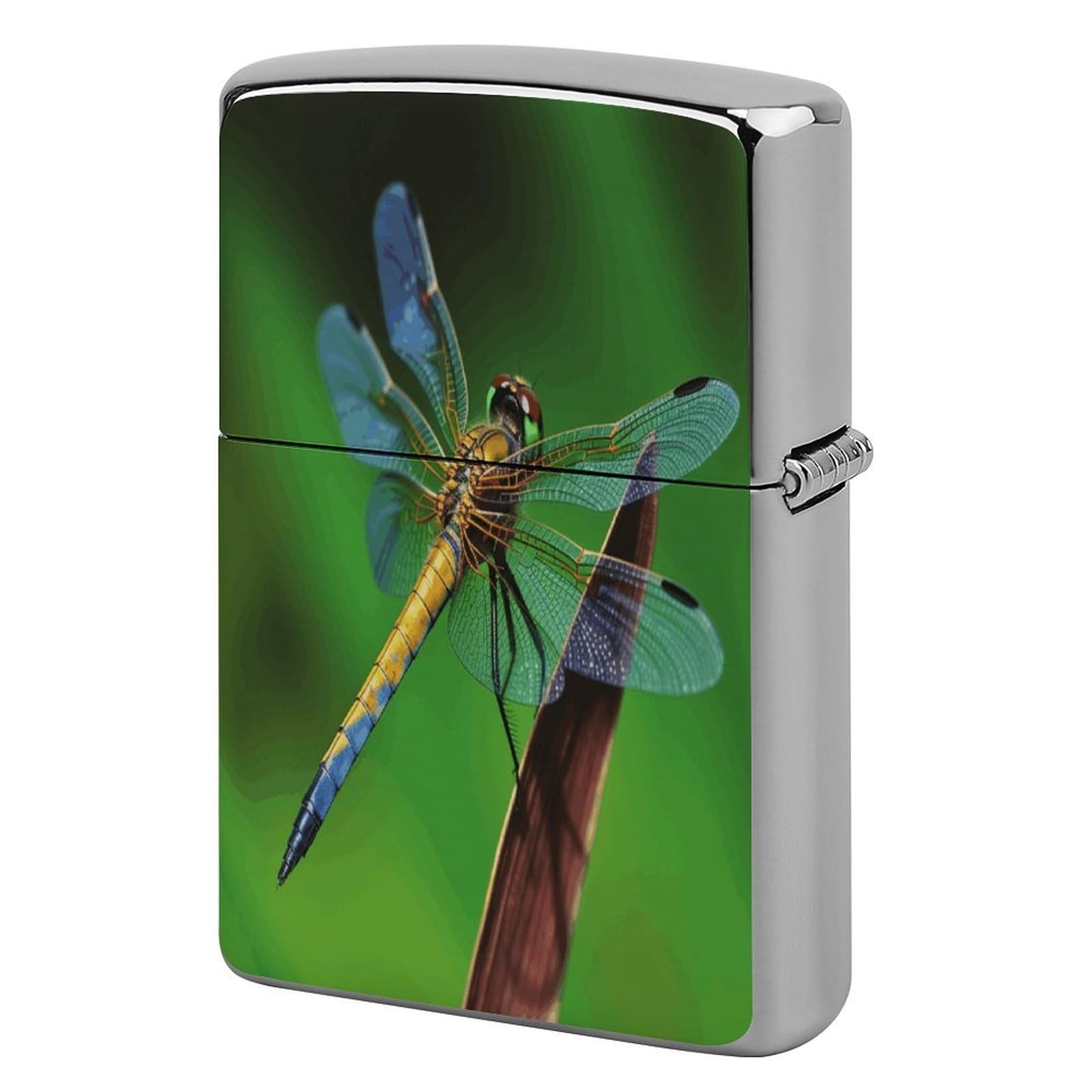 Fodpand Style Dragonfly Metal Lighter Case Cover Lighter Sleeve