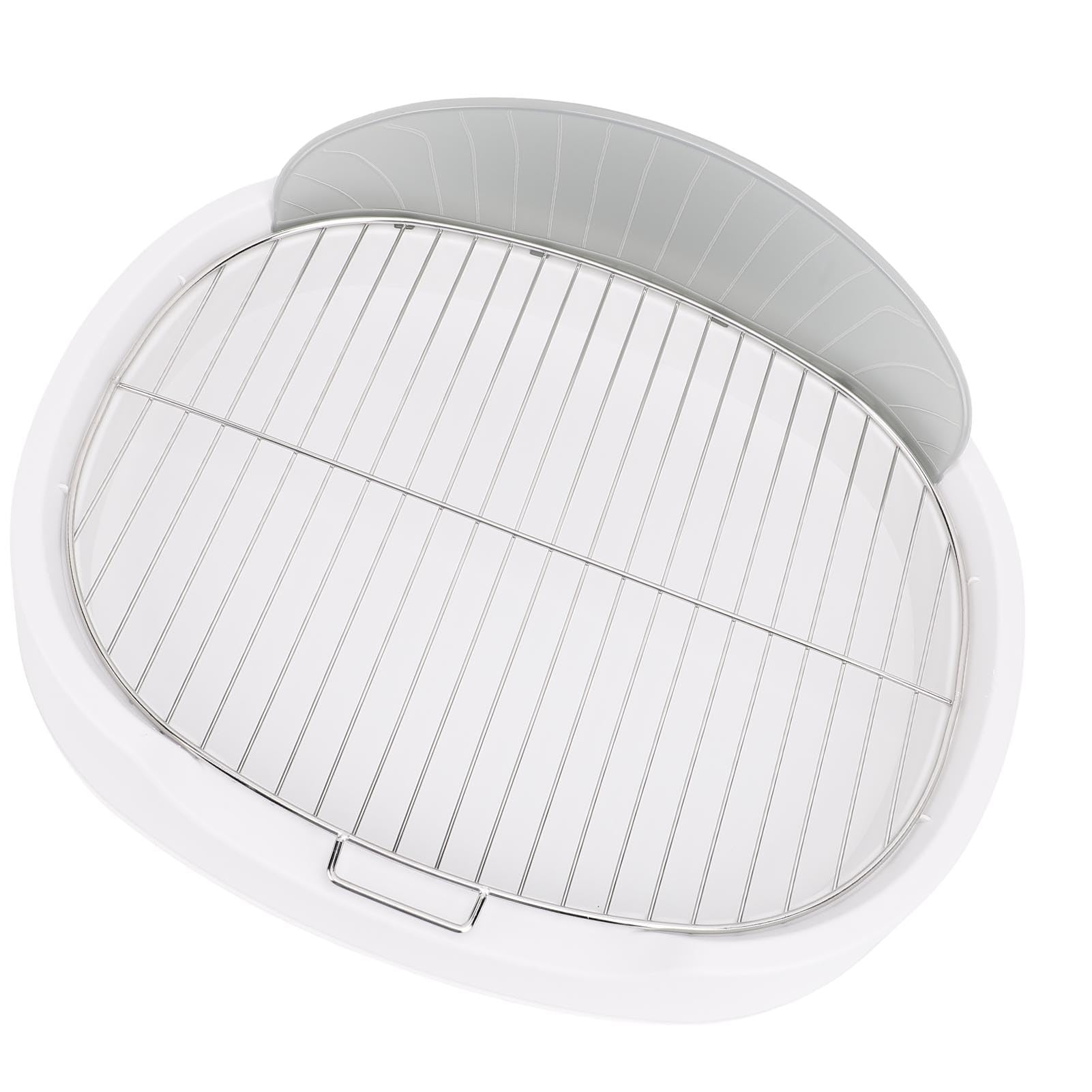Generic Taca Treningowa na Nocnik dla Psa z osłoną przeciwbryzgową. Łatwa w Czyszczeniu Konstrukcja do Użytku w pomieszczeniach. Kompaktowy Rozmiar 51x42 Cm (WHITE)