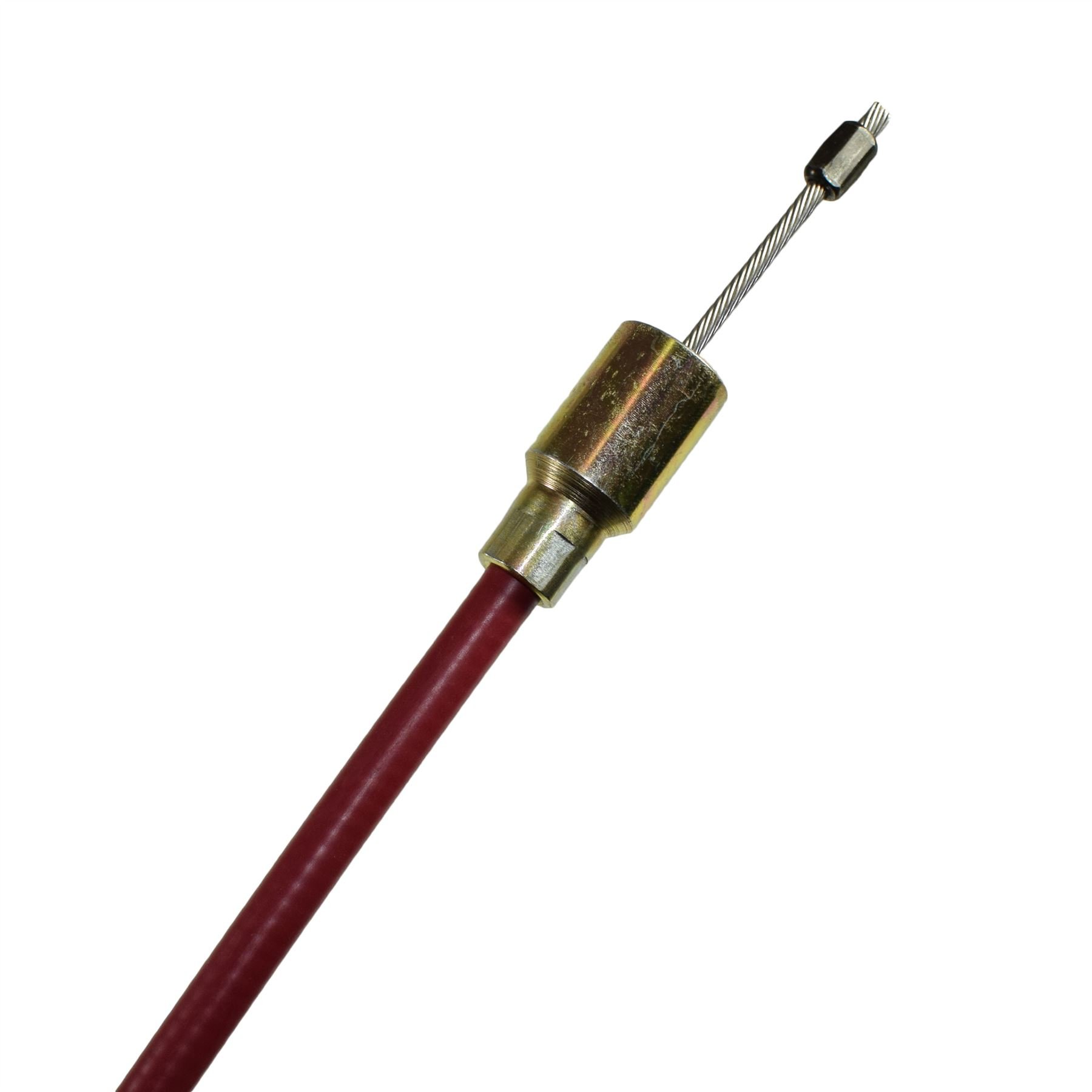 AB Tools 2 x kabel hamulcowy do przyczepy ze stali nierdzewnej do systemów osi węzłowych osłona zewnętrzna 14-30 mm