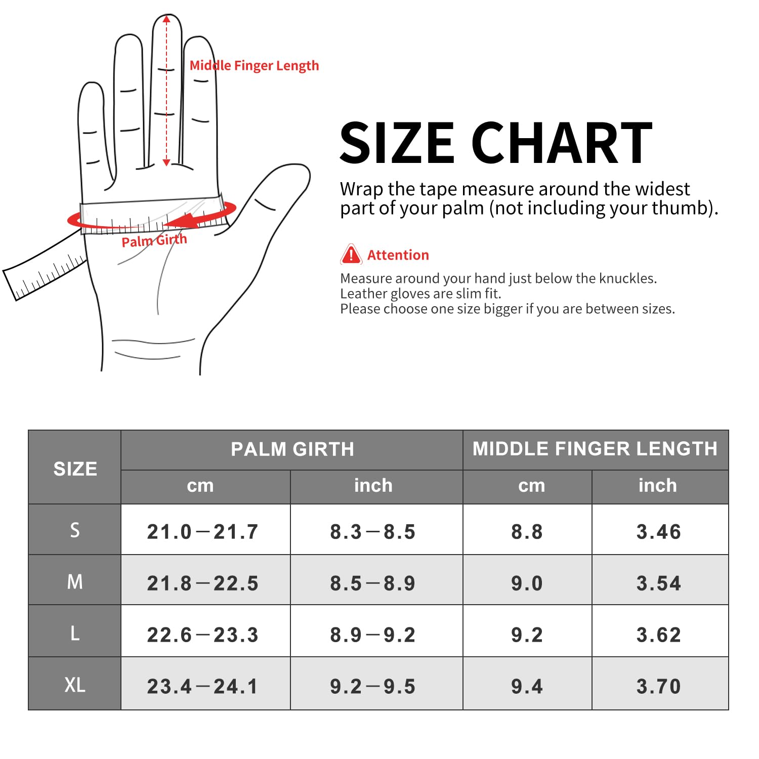 GSG SINCE 1998 Guantes Piel Hombre y Cuero – Cuero Auténtico Sin Cromo, Compatibles con Pantalla Táctil, Guantes de Invierno para Conducir con Forro de Cachemira M180807