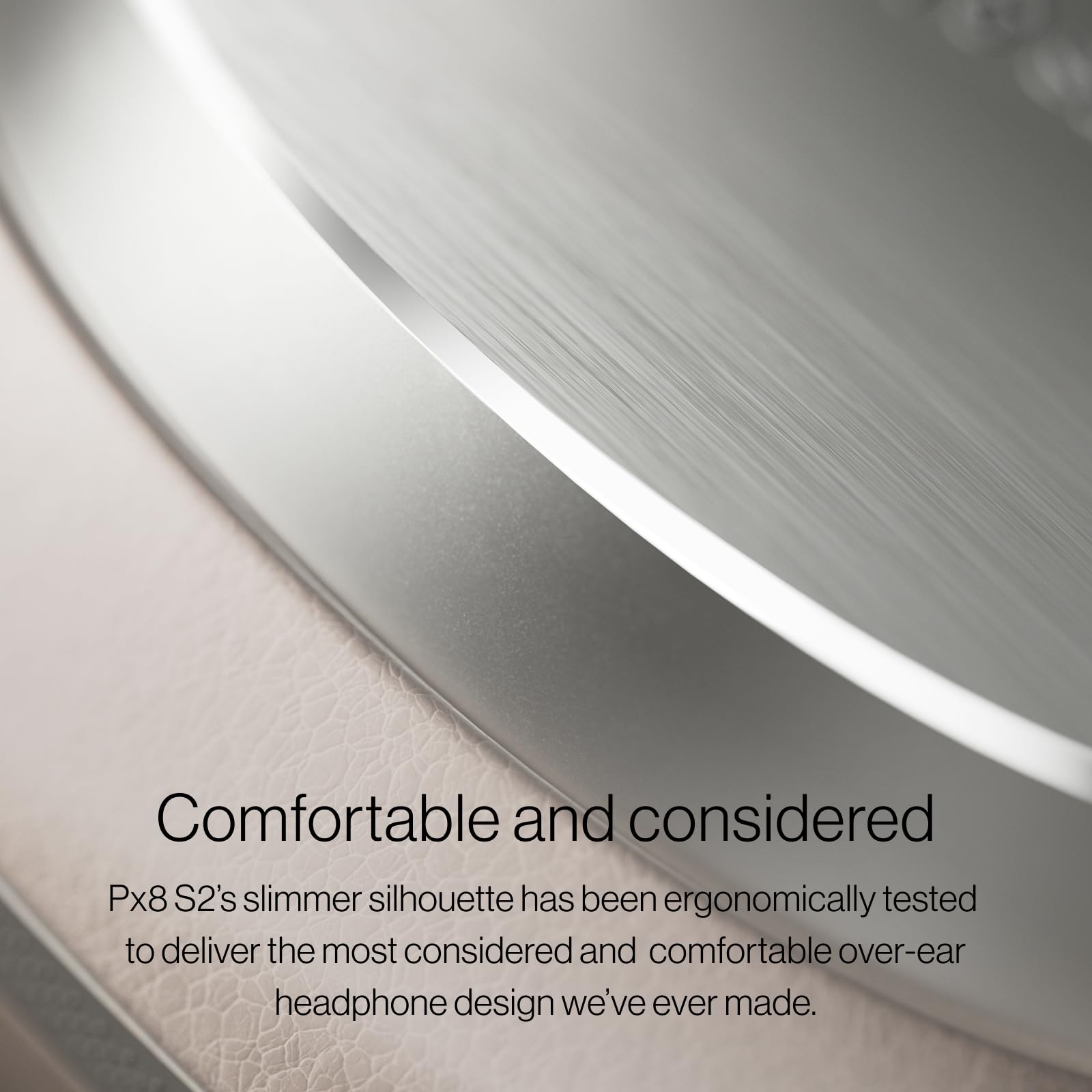Bowers & Wilkins Px8 S2 Kabellose Noise-Cancelling Kopfhörer mit Bluetooth Audio, Schnellladefunktion, 30 Stunden hochauflösende Wiedergabe & Mikrofon - Onyx Schwarz