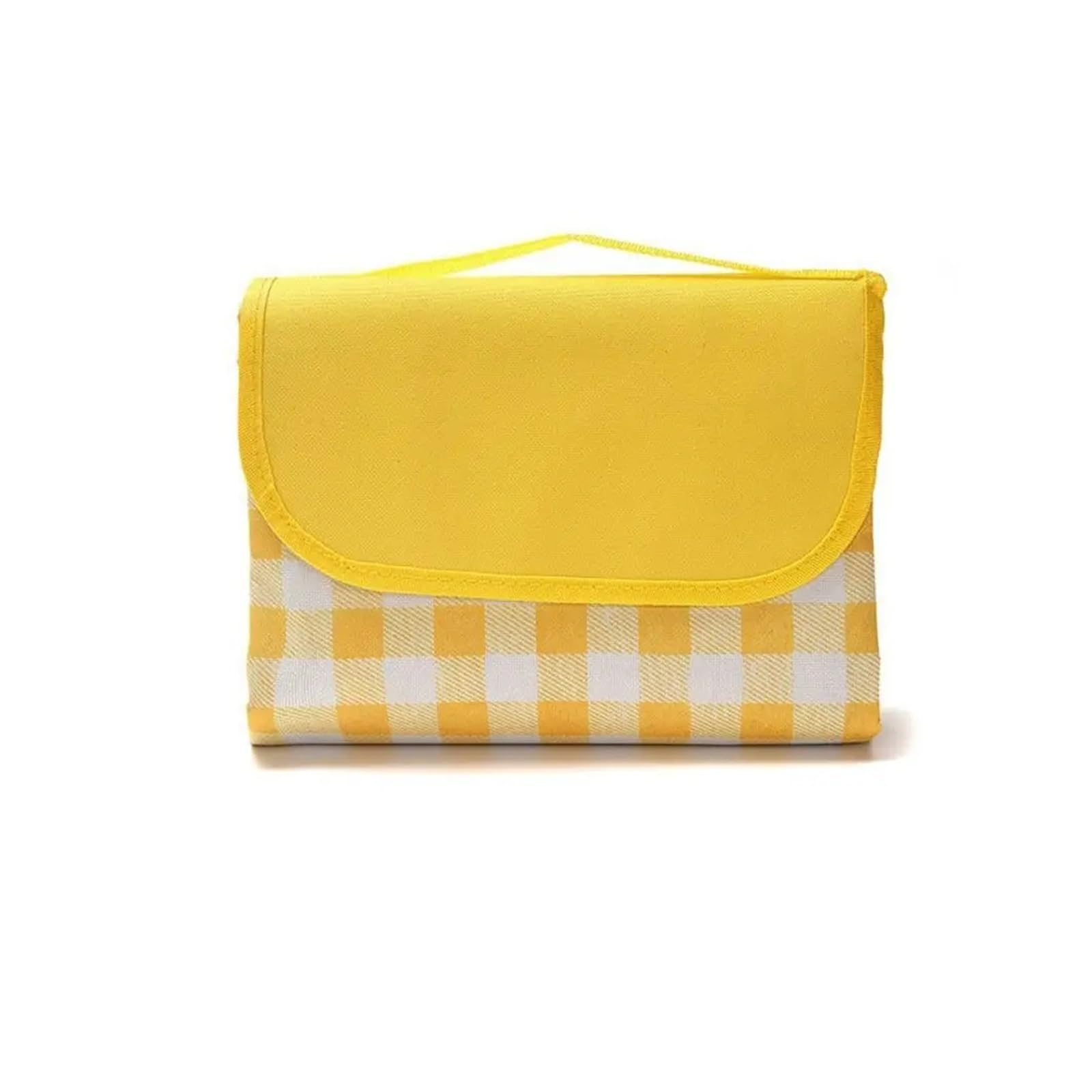 Couverture Pique Nique Tapis de Pique-Nique Portable, Pliable, épais, imperméable, résistant à l'humidité, idéal for la Plage ou Le Camping(Yellow-200x200cm)