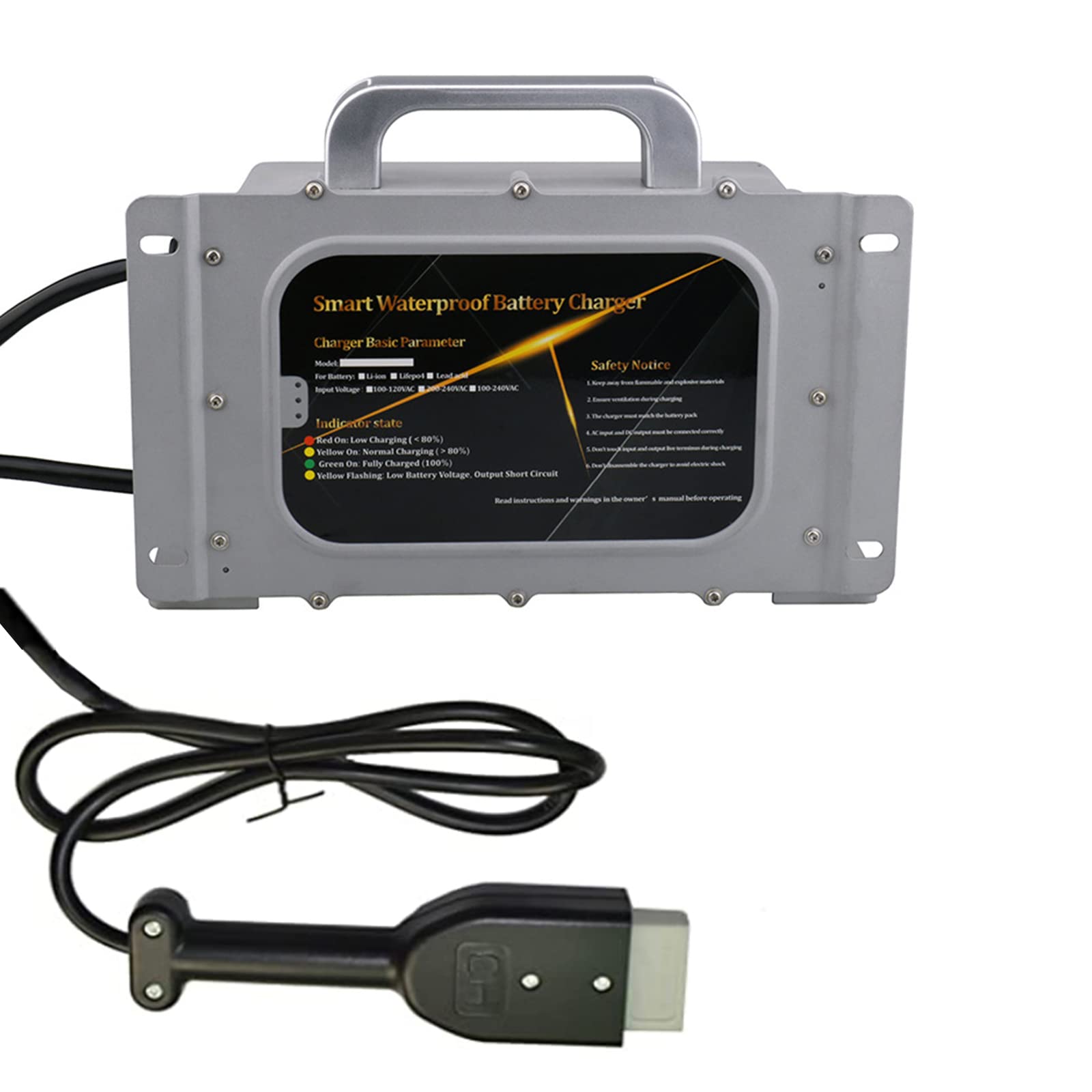 Buy JMYSD Golf Cart Battery Charger Replacement Waterproof Battery