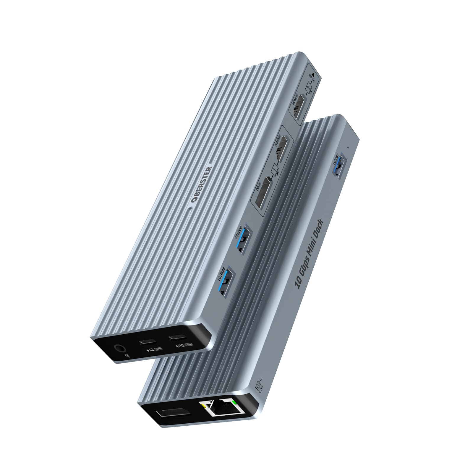 Image showing 100W power input to the docking station and up to 85W output to a laptop