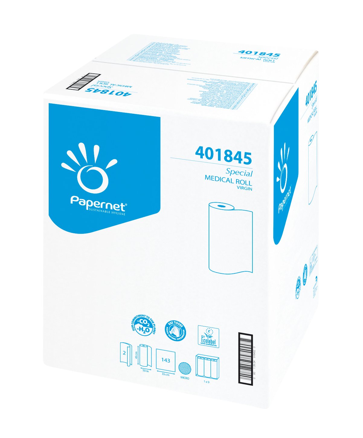 Fripa -ärztekrepp Basic Line, 1 Ply, 50 cm x 50 m (9 RL.)