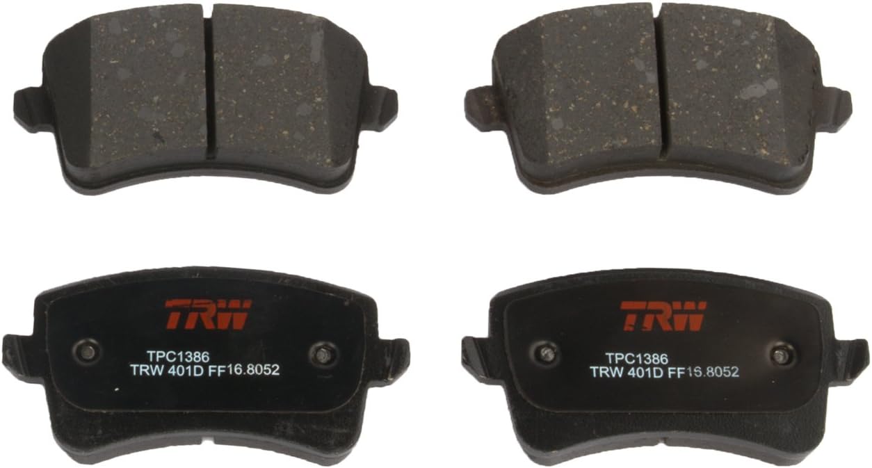 TRW TPC1386 Premium Ceramic Rear Disc Brake Pad Set, Brake Pads Amazon Canada