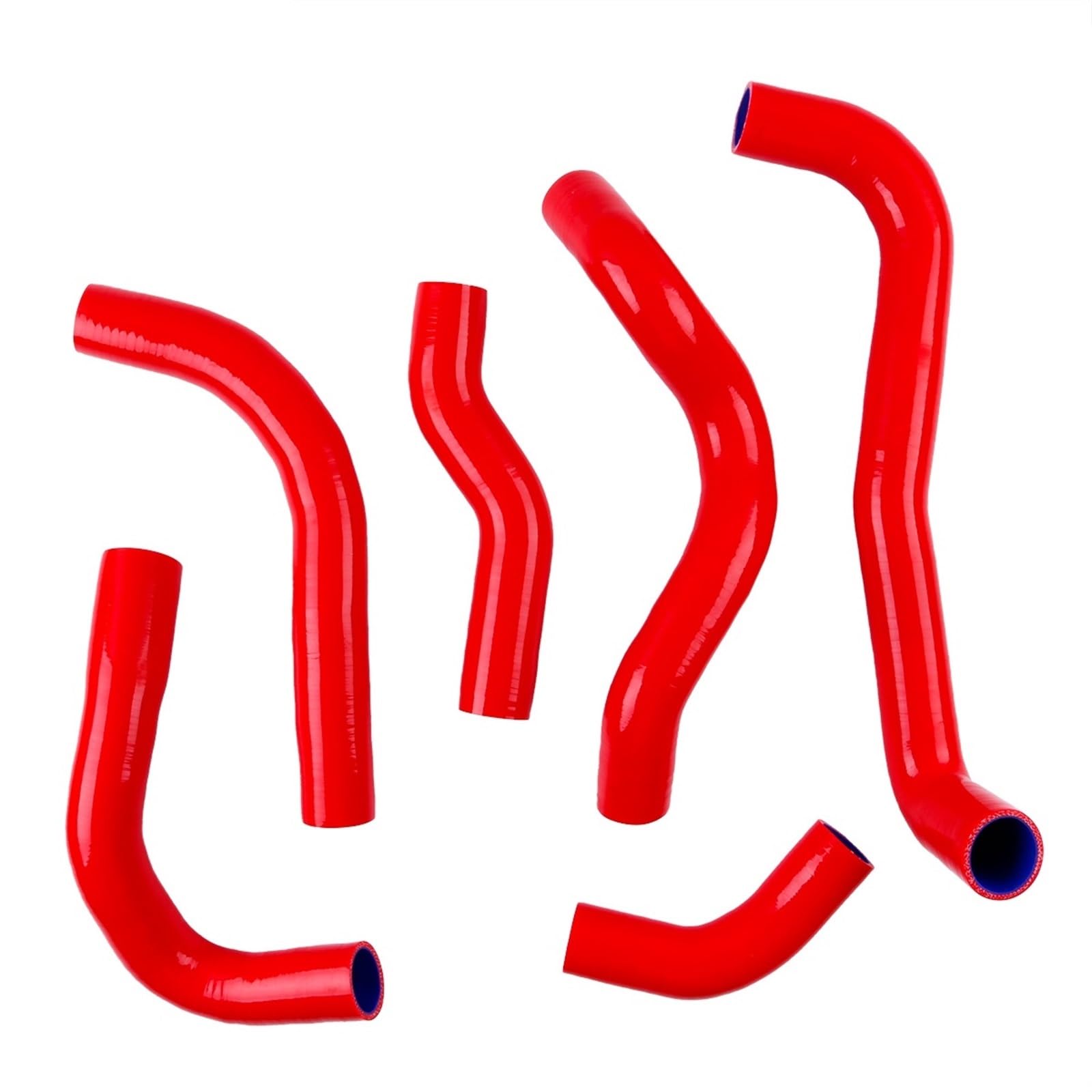 Poaahusn Red Turbo Intercooler Hose Fit For Dodge Fit For Mitsubishi Twin Turbo Intercooler Hoses Tubes(Red)
