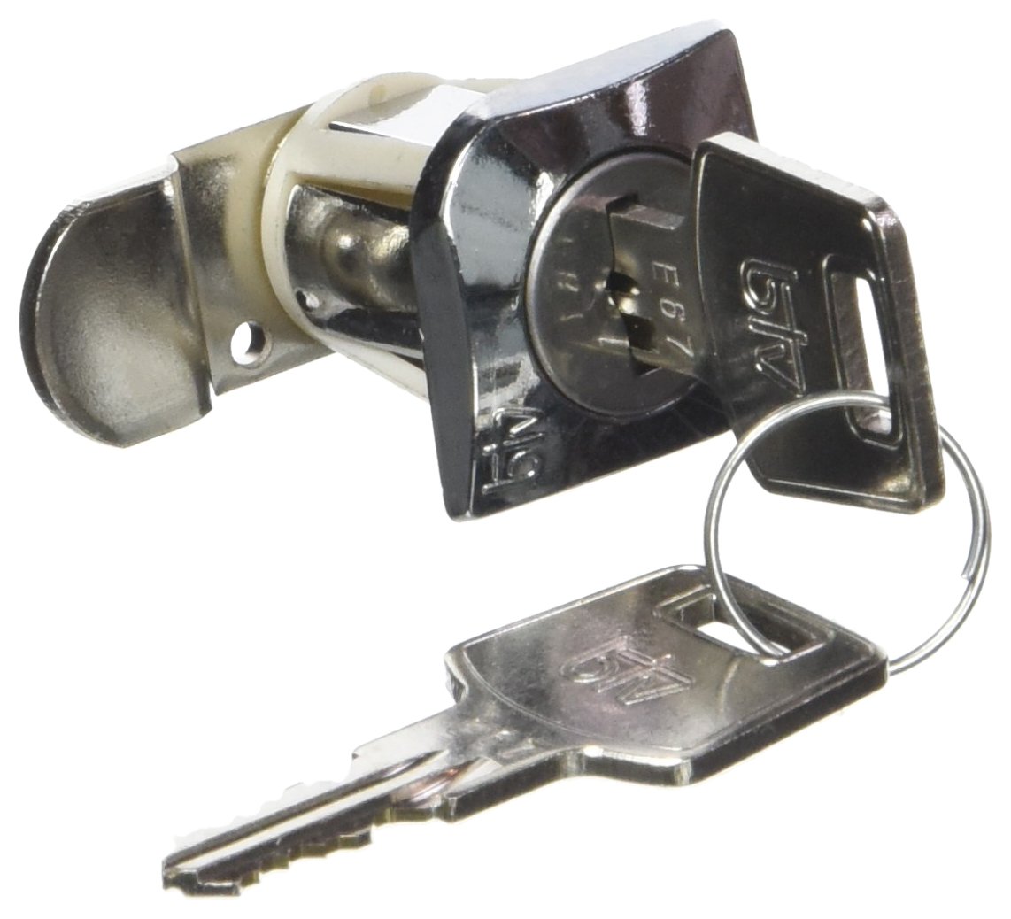 Btv - Juego cerradura presión cromo/prisma/logo(bo 6u)