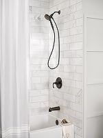 Vista 48 de Moen Engage Magnetix Matte Black 3.5-Inch Six-Function Detachable Handheld Showerhead with Magnetic Docking System, 26100BL