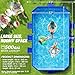 StarOcean 2026 Large Foldable Pool,Non-Inflatable Swimming Pool for Kid,Adult Collapsible Pool Hard Plastic,Overthickened Extra Large Foldable Pool,Portable Folding Kid Pool for Backyard,118