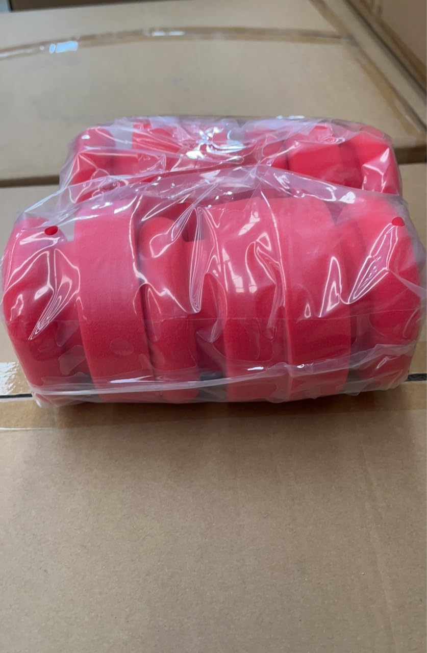 Auto Profi Handpolierschwamm, SPTA 6Pcs Auto Schaum Applicator Pads, 6Pcs runde Form Seite drücken Hand Polierschwamm Pads Kit zum Wachsen Polieren Farbe Keramik Glas Reinigung
