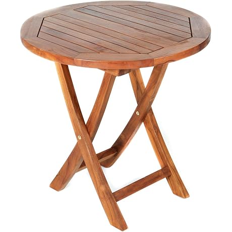 TS26 Teak Bistro Table with All Things Cedar Finish