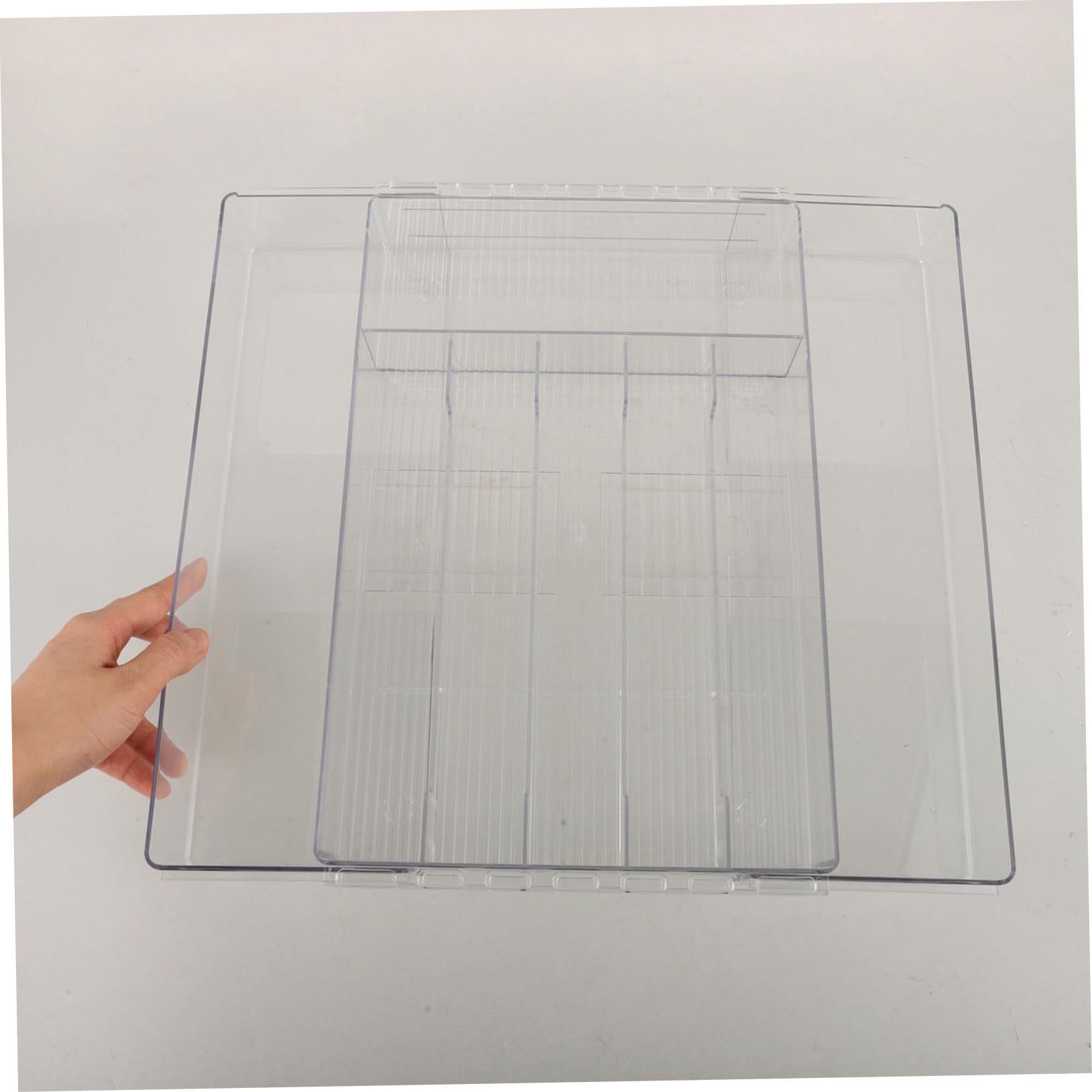 Organisateur Compartiments Couverts Acrylique en Extensible