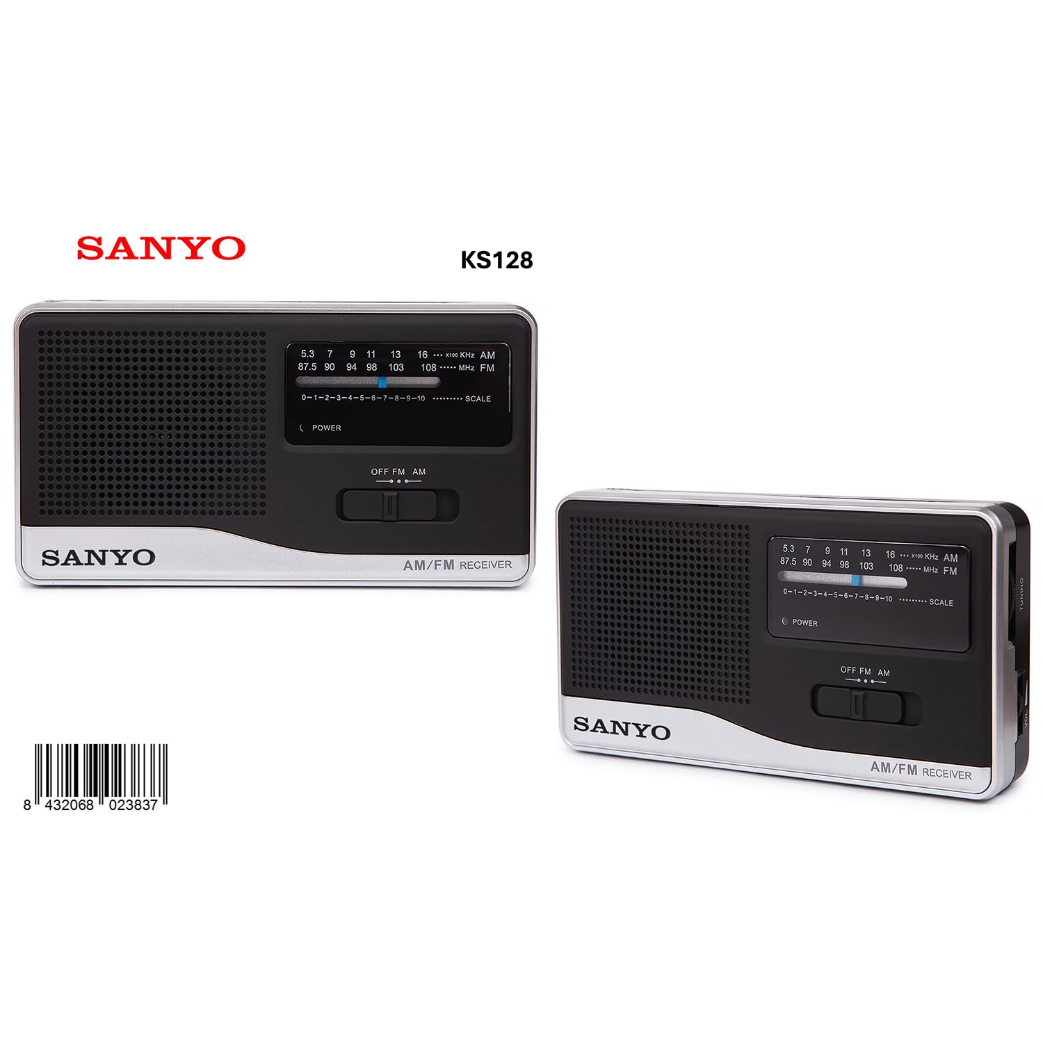Radio Sanyo Portatil Am/FM Modelo Ks130