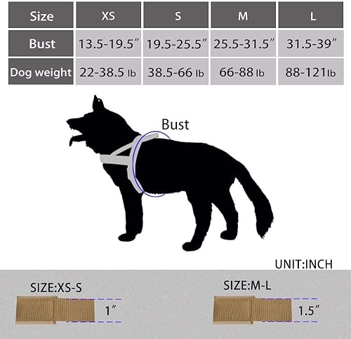 Miniatura 6 de Collar para perro de tamaño XS de nailon ajustable sin tirones para perro, arnés para perro pequeño con acolchado