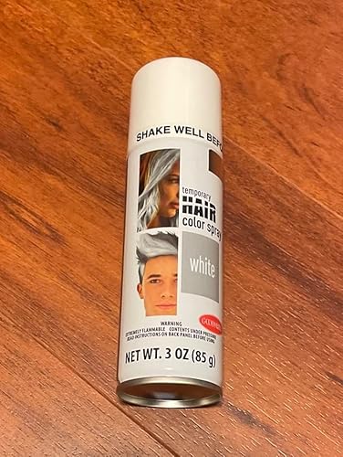 White Temporary Hair Color Spray 3 oz.