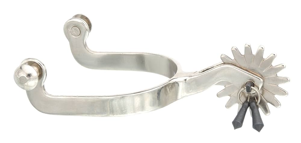 Amazon.com: Kelly Silver Star Jingle Bob Spurs - Chrome