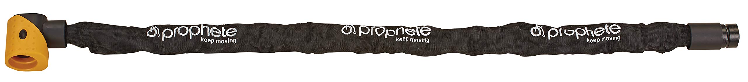 Prophete Unisex - Adulto Catena Lucchetto ART, Nero/Arancione, Taglia unica