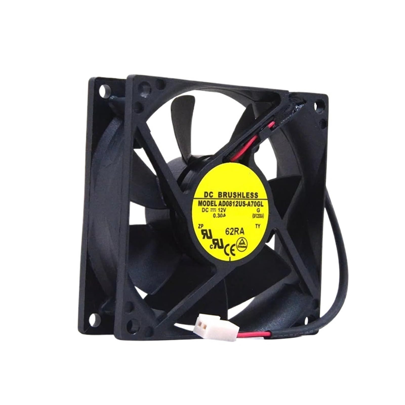 Gjexxptst One Color Ad0812us-A70gl 12V 0.30A 8025 80X25mm Cooling Fan