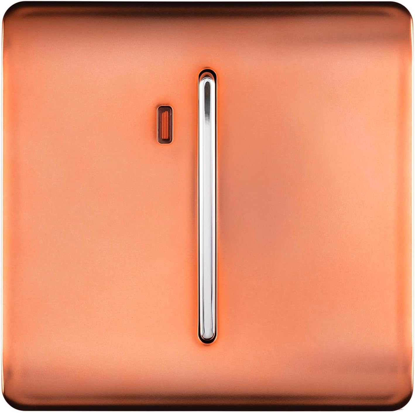 Trendi Copper Range of Switches & Sockets (45 A Light Switch & Neon) [Energy Class A+++]