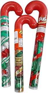 Zecurate Chocolate Candy Filled Plastic Candy Canes