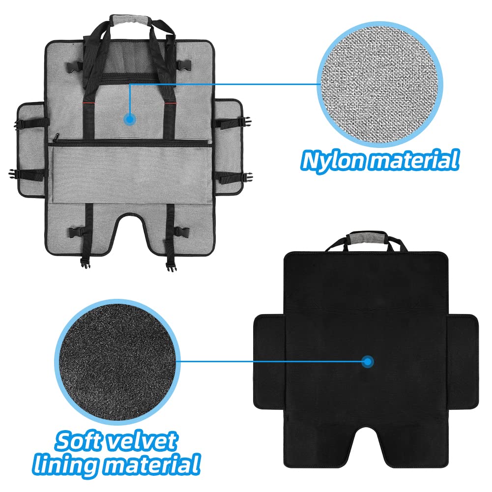 Funda De Transporte Fossthiroy Para Monitor De 24 Pulgadas – Bolsa Protectora Con Asa, Acolchada Y Antipolvo, Ideal Para Viajes O Almacenamiento