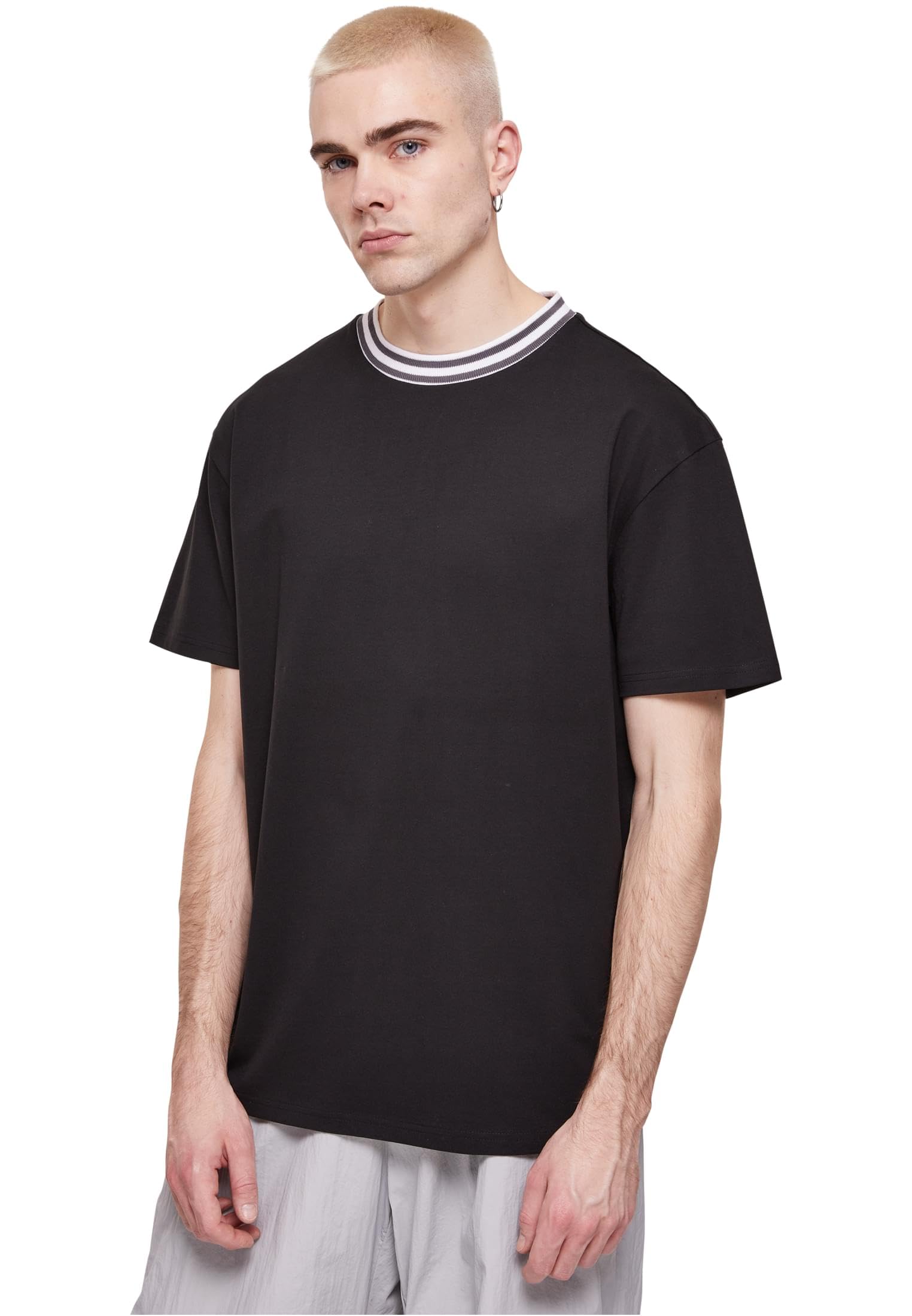 Urban Classics Men's Kicker Tee T-Shirt, Black, L