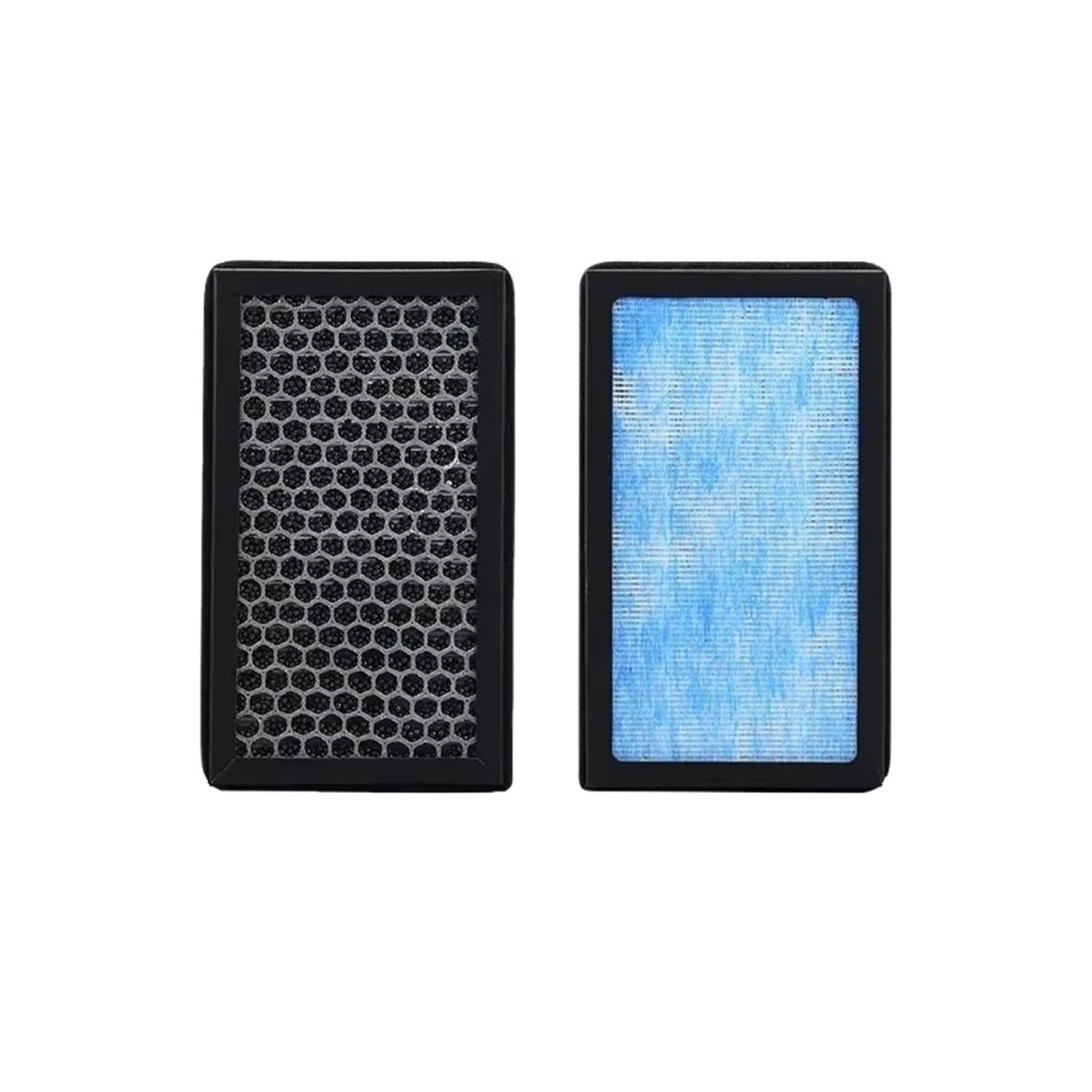 Genterun Hepa Cleaner Air Filter Conditioner Replacement Kit Car Accessories 2Pcs ，Compatible Fortesla ，Model 3 Model Y N95 Carbon Activated Pm2.5