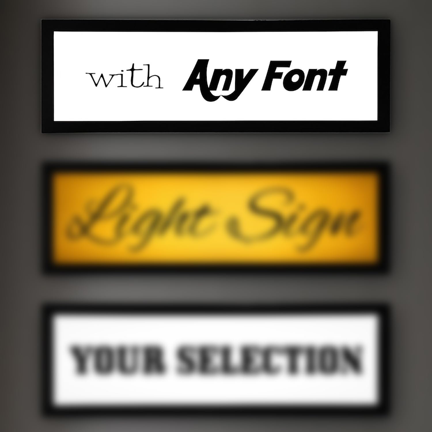 mit jeder Schriftart RGB LED Neon Leuchtkasten mit Fernbedienung Wand montierbar Pulsierende Studio Warnschild Beleuchtete Lichter Schild für Kino Cafés Wanddekoration USB Powered