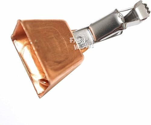 Miniatura 6 de 10 unids Pesca de cobre Campana de alerta con pinza de águila clips cebos alarma campanas